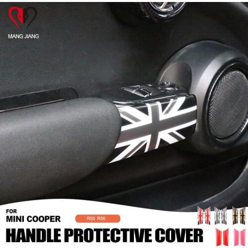 Union Jack Interior Door Kit Cover Handle Protective Shell panel plastic Cover Case Sticker For mini cooper R55 R56 Car-styling