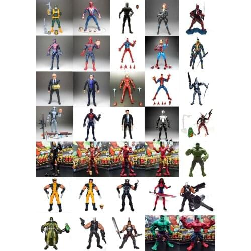 ML Legends Tony Banner Pizza Scarlet Multiverse 2099 Spider Deadpool Hydra Action Figure Loose Collection Hot Sale