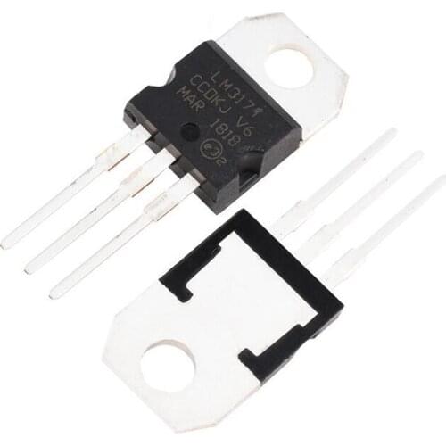 10PCS LM317T TO220 LM317 TO-220 317 1.2V-37V 1.5A new and original IC Chipset