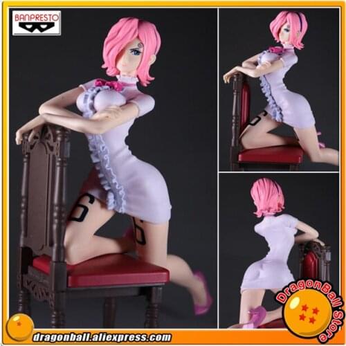 Japan Anime "ONE PIECE" Original Banpresto Girly Girls Collection Figure - Reiju (White Color Dress ver.)
