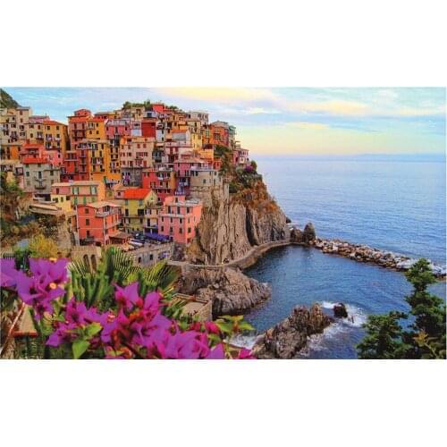 Adults Puzzles 500 Piece Large Puzzle Game Interesting Toys Personalized Gift Landscape Flower street city pattern Games 2021