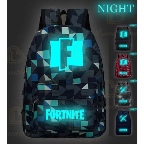 Back To Shcool Fortnite Backpack 2021 New Game Fashion Backpack Shoulder Bags 3D Print School Bag Mochilas Student Backpack