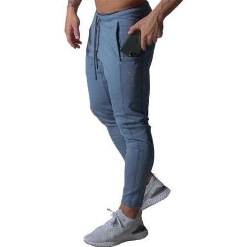 Jogging Pants Men Sport Sweatpants Running Pants Men Joggers Cotton Trackpants Slim Fit Pants Bodybuilding Trouser Midweight