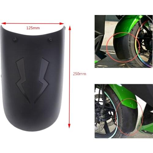 Universal Motorcycle Lengthen Front Fender Mudguard Wheel Extension Fender Mudguard Splash Guard Extender For Motorcycle Motor