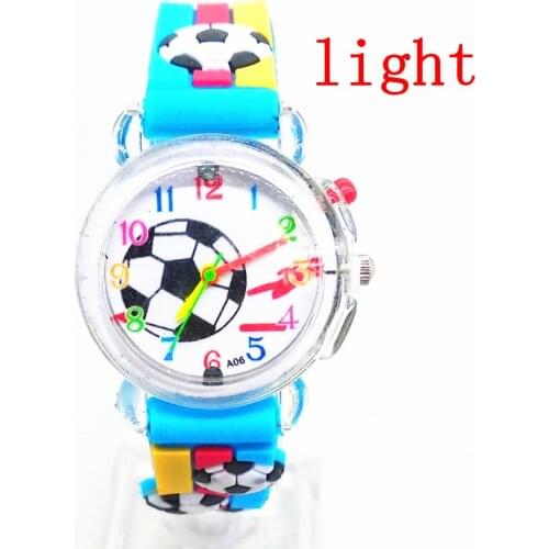 Flash Light Luminous Football Sports Car Children Watch Good Quality Baby Kids Watches for Boys Girls Clock Wristwatches Relogio