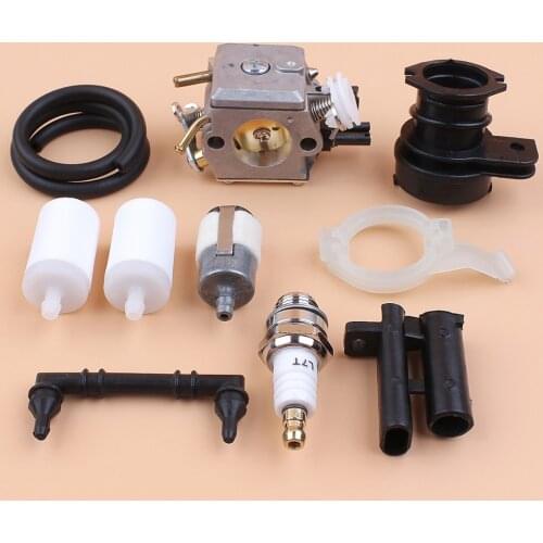 Carburetor Grommet Intake Manifold Fuel Filter Kit For Husqvarna 362 365 371 372 372XP Chainsaw Replace Walbro HD-12 HD-6 Carb