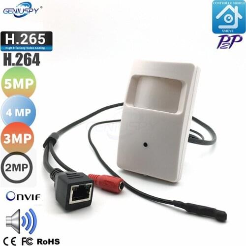 Factory CCTV Pin hole 2MP 3MP 4MP 5MP IP Mini Covert Camera Motion Detector HD PIR STYLE Onvif Mini IP Camera Audio P2P Security
