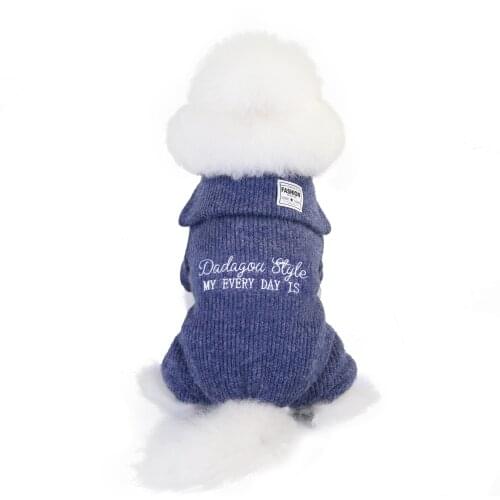 Winter Warm Soft Cotton Four-Legs Outfit Small Dogs Chihuahua Pug Pet Dog Clothes Sweater Clothing Puppy Coat Jacket