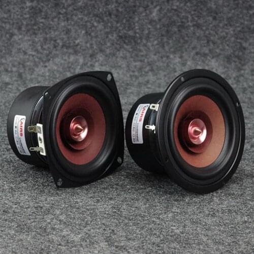 1pair 4 inch 15-25W Fever HIFI Full Range Treble Mid-woofer Subwoofer Vocal Instrument String Speaker 4ohm 8ohm