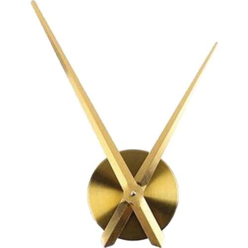 12cm Metal Needles Round Wall Clock 3D DIY Silent Large Quartz Clock for Bedroom Dropship
