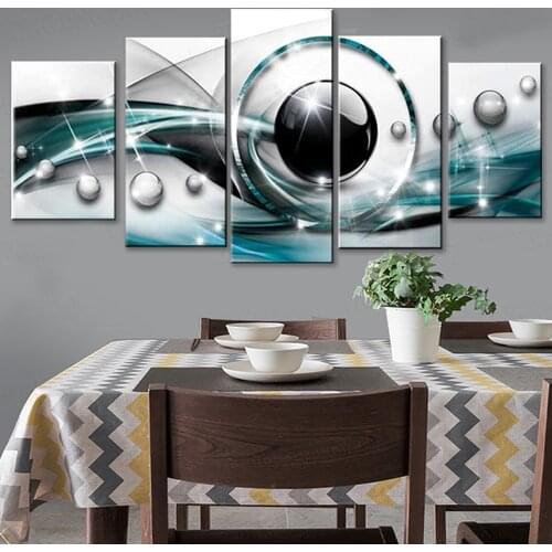 5 Panel Diy Diamond Painting Set Abstract Art Cross Stitch Kits 5D Diamond Embroidery Modern Decor MosaicZP-4618
