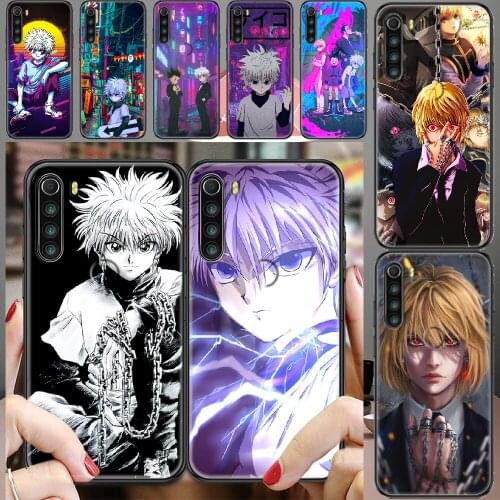 Hunter x Hunter Killua Zoldyck Phone case For Xiaomi Redmi Note 7 7A 8 8T 9 9A 9S K30 Pro Ultra black trend hoesjes luxury Etui