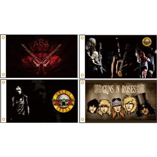 Custom flag Guns n’rosesi Band banner-3x5ft Polyester 04