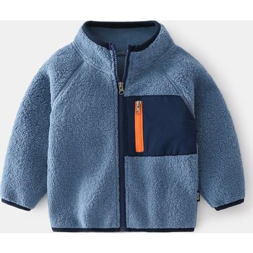 Kids Winter Coat 2021 New Elegant Baby Outerwear Fleece Children Jackets for Boys Thick Velvet Infant Overcoat Child Parkas