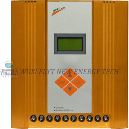 Wind solar hybrid controller LED display 200watt 300watt 400w 500w 600w MPPT 12V24V Auto hybrid controller low voltage booster