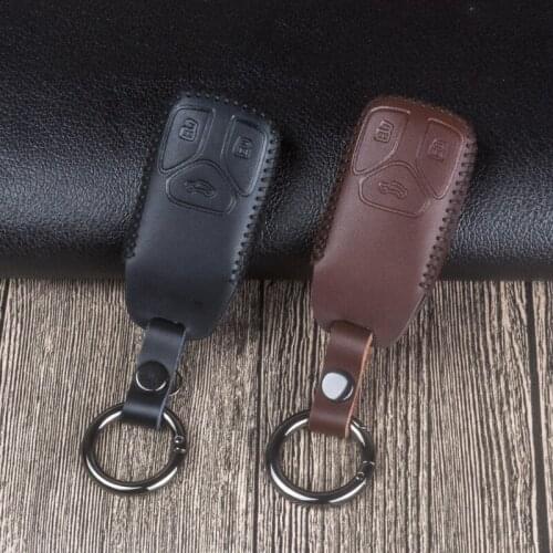 New Leather Car Remote Key Cover Case Key Case For Audi Q3 A6 A7 A8 R8 A1 A3 A4L A5 A4 B9 Q5 Q7 TT TTS 8S 2016 2017 2018 2019