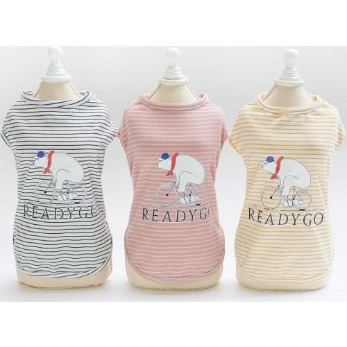 Summer Pet Dress Cotton Leisure Small Dog Clothes Girl