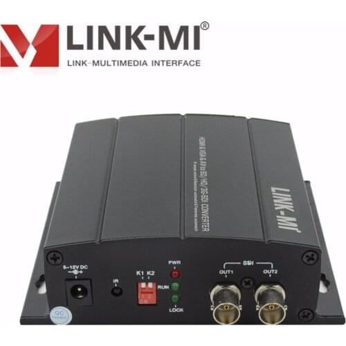 LINK-MI SC5325 HDMI to SDI Converter HDMI/VGA/AV to SD/HD/3G-SDI 1x2 spliitter for Monitor Camera Display project