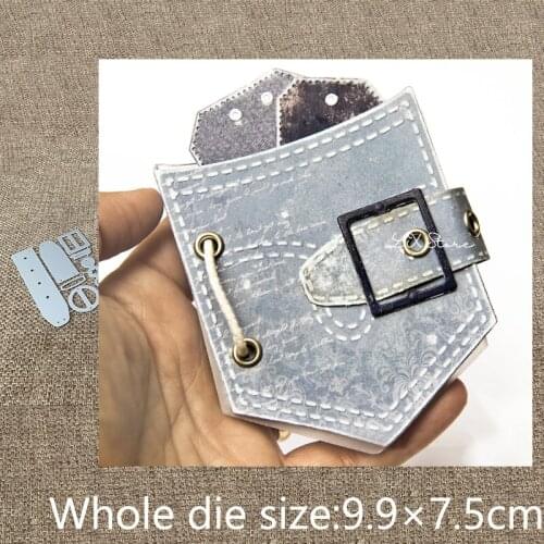 New Design Craft Metal stencils Cutting Dies Pocket belt decoration scrapbook die cuts Album Paper Card Craft Embossing