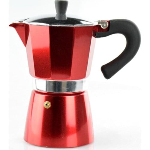 Spotted Aluminum Spots Coffee Moka Pot Spot pot 6Cups Moka Percolator Pot Professional Barista Tools