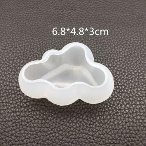 Silicone Mold 3D Cloud DIY Epoxy Resin Silica Jewelry Making Pendant Cake Fondant Decoration Crafts Tools Handmade