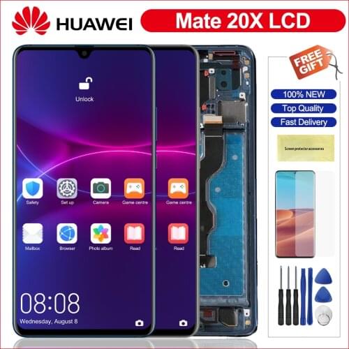 7.2" Lcd For Huawei Mate 20 X Mate 20X Mate20 X LCD Display Touch Screen Digitizer With Frame Assesmbly For Huawei Mate20X