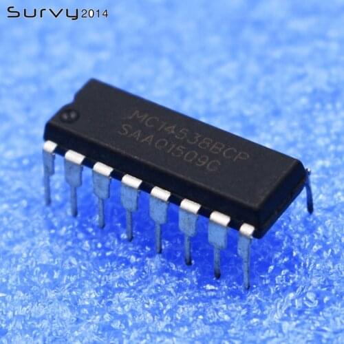 5/10PCS MC14538BCP DIP-16 MC14538 Monostable MultivibratDual Precision new diy electronics