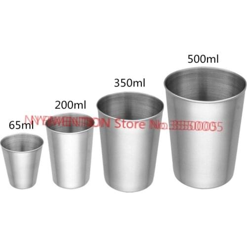 50pcs Just Ware Premium Stainless Steel Pint Cups Tumblers for Beer Coffee unbreakable Stackable