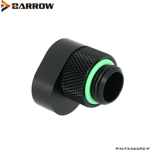 Barrow 360 Rotary Offset G1/4" POM Fittings,Adjustment Suitable Connection Less Than Or Equal To 6mm Adapter,TX360PZ-P
