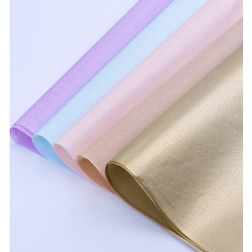 20pcs Tissue Paper 70*50CM Craft Paper Floral Wrapping Scrapbooking Paper Gift Decorative Flower Paper Home Decoration Party