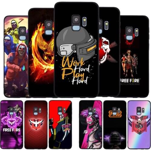 Free Fire Game Black TPU Silicone Soft Phone Case For Samsung Galaxy S20 S10 S9 S8 Plus Lite NOTE 10 9 8 S7 EDGE