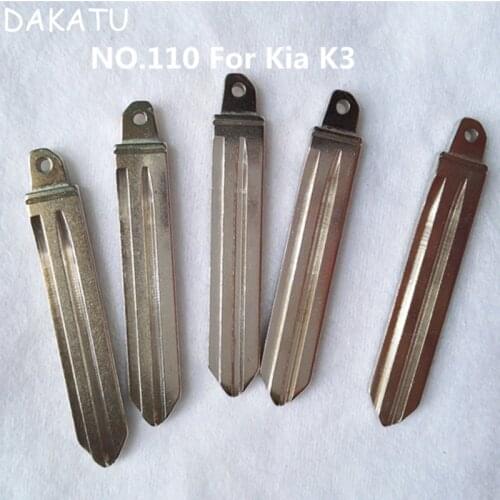 DAKATU Replacement Car Key Blade For Kia K3 Flip Remote Key Blade NO.110