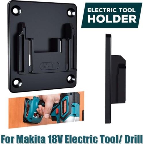Electric Tool Holder Wall Mount Brackets Hook Storage Rack Power Tool Organizer Fixing Devices For Makita 18V LXT Electric Drill
