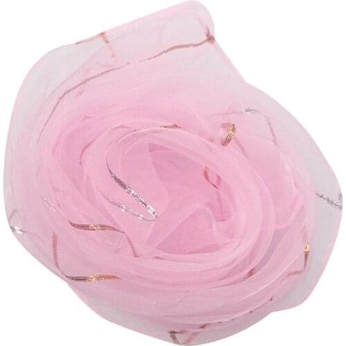 Children Kids Kindergarten Performance Dance Scarves Bright Candy Color Gold Wire Juggling Movement Square Scarf Kerchief Props