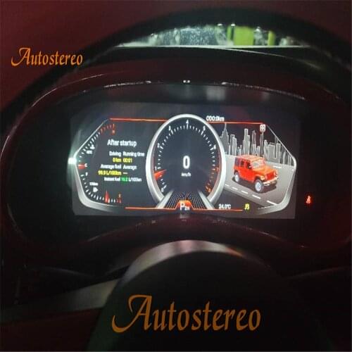 For Jeep Wrangler 2010-2017 Digital Cluster Radio Cockpit Meter Screen Multimedia Player Car GPS Navigation OEM Head Unit 12.3"