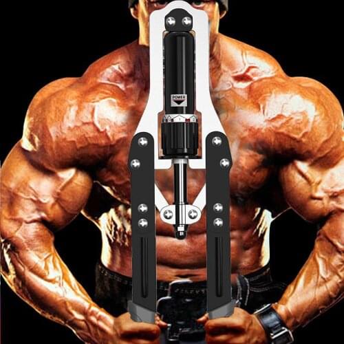 Home Exercise Arm Muscle Fitness Equipment Chest Muscle Training Spring Grip Bar Adjustable Hydraulic Arm Strength Device