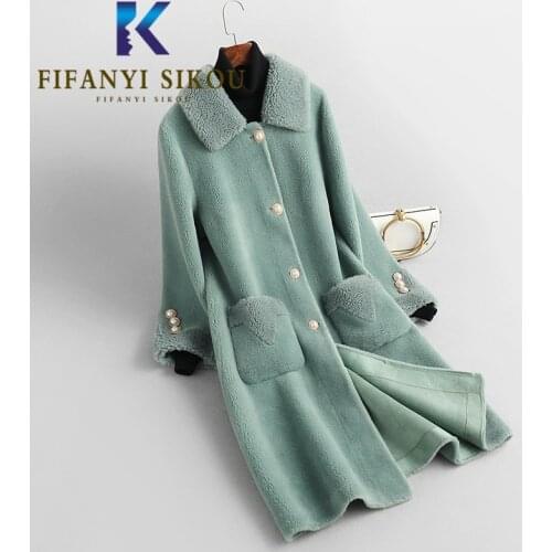 FIFANYI SIKOU Women's Sheepskin Coats
