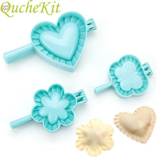 DIY Dumpling Maker Press Dough Ravioli Dumpling Mold Flower Home Dumpling Machine For Kitchen Pastry Baking Kitchen Accessories