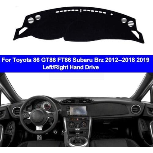 Car Dashboard Cover For Toyota 86 GT86 FT86 Subaru Brz 2012 2013 2014 2015 2016 2017 2018 2019 Sun Shade Pad Car Styling