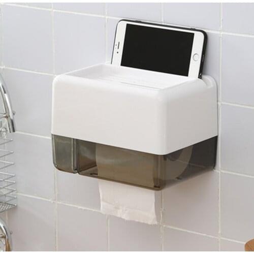 LEDFR Plastic Toilet Paper Dispenser Standing Suction Skull Hand Paper Towel Trump Wall Mounted Bathroom Organizer LF82002