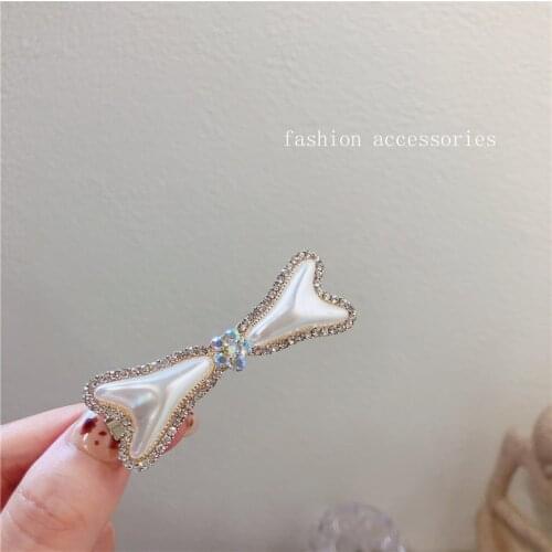 Fashion Women Rhinestone crystal Barrette hairpin flowers Hair Clips Girls delicate Ponytail Hair Accessories wholesale