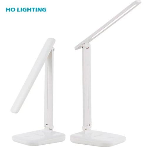 HO LINGTING Led Desk Lamps Reading Eye-protec Touch USB Chargeable Night Light For Bedroom Bedside Reading lampara escritorio