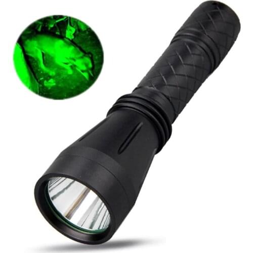 New 350 Green LED Lumens Professional Track Mounted Flashlight Distribution Portable Outdoor Survival flashlight Waterproof