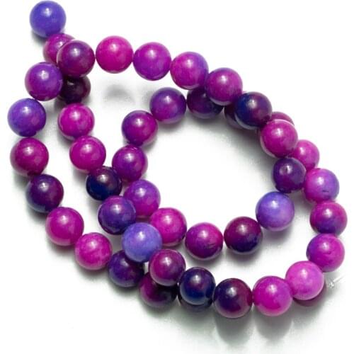 Wholesale Sugilite Natural Stone Beads Round Loose Beads 4 6 8 10 12mm for Jewelry Making DIY Bracelet Necklace Accessories