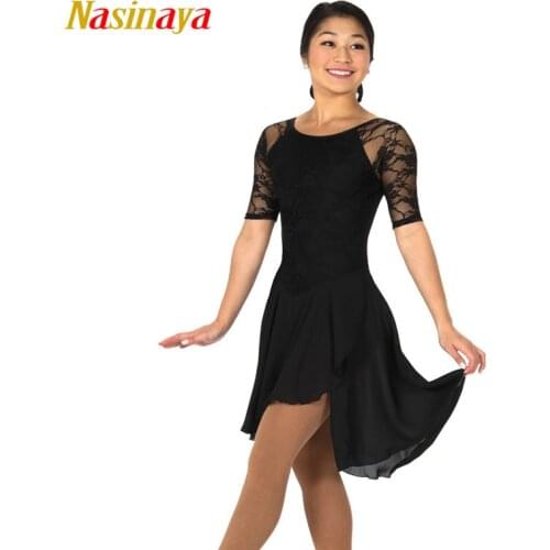 Nasinaya Figure Skating Dress Customized Competition Ice Skating Skirt for Girl Women Kids Patinaje Gymnastics Performance 272