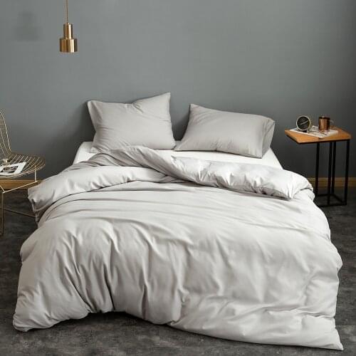 1pc Simple Duvet cover solid color Queen King size Quilt Cover Single Double Bed Hotel Home Bedding article Quilt Cover 11colors