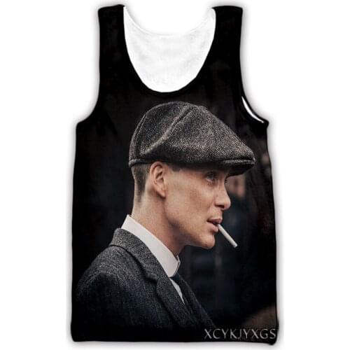 Xinchenyuan Peaky Blinders 3D Printed Casual Tank Tops Summer Undershirt Shirts Streetwear for Men/Women Fashion Vest A45