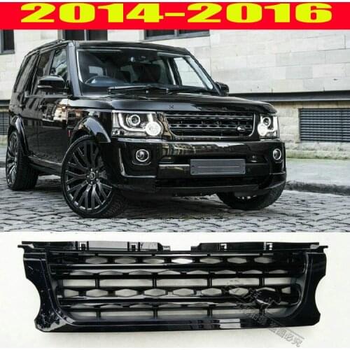 For Land Rover Discovery 4 LR4 2014 2015 2016 ABS BLACK Silver Front Grill Vent Grille Mesh Fits
