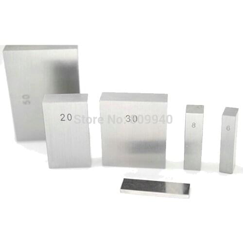 1Pcs Steel Block Gauge Measure Steel Square Block 10mm 20mm 30mm 40mm 50mm Block Parallel Gauge Block Measurement Lathe Tools