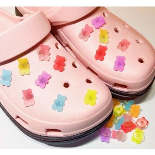 2021 PVC Bear Candy Children Crocs Charms JIBZ Accessories For Girls Womens Crocs Women For Children Crocs Shoe Decorations
